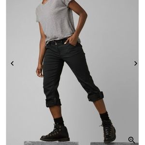 Prana size 12 regular length black Halle hiking pants